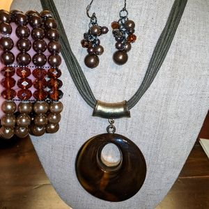 Tortoise Jewelry Set